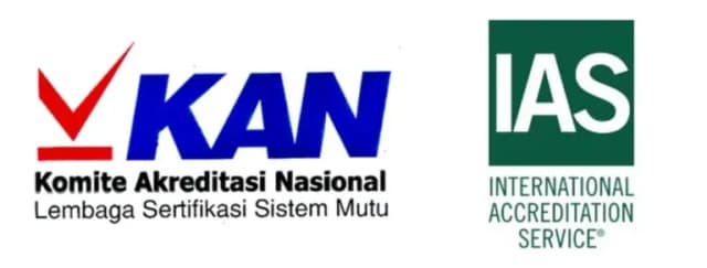 Logo KAN (Komite Akreditasi Nasional) dan IAS