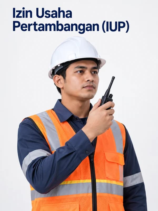 Petugas/konsultan untuk layanan Izin Usaha Pertambangan (IUP)